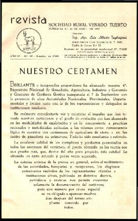 Revista de la Sociedad Rural de Venado Tuerto - Número 42
