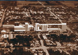 ITEM 0088 - 1960 - Vista aérea del Molino Fénix y la ciudad.