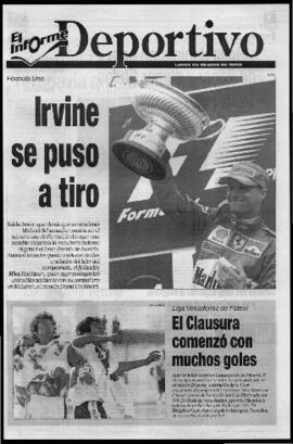 El Informe Nro. 2166 - Suplemento Deportivo