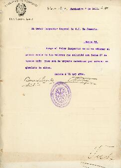 0256 - Carta a Inspector General de las Comisiones de Fomento; Comisión de Fomento de Venado Tuerto