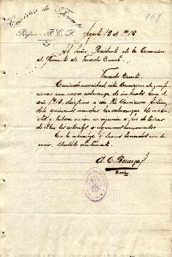 0168 - Nuevas Ordenanzas para 1913; Comisión de Fomento de Rufino