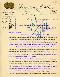 0262 - Depósito e lámpara averiado; Svensson y Ohlsson, Buenos Aires