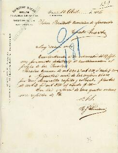 0139 - Presupuesto; B. J. Luciani, Rosario