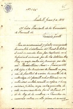 0065 -Dictamen Fiscalía del Estado, Moralidad Pública, Ministerio de Gobierno, Agricultura e Instrucción - Firma José Galiano