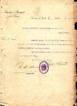 0139 - Pedido de plantas; Intendencia Municipal del Rosario de Santa Fe