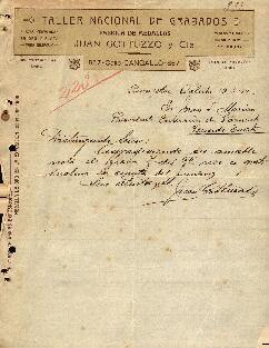 0233 - Compra de punzón; Juan Gottuzzo y Cía.
