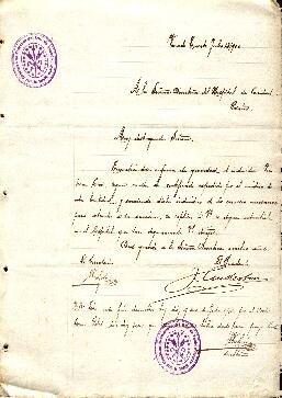 0161B - Pedido de atención al Hospital de Rosario, José Anderson, presidente de la Comisión de Fomento