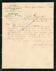 0167 - Presupuesto, P.P.A. Descours, Cabaud &Cie.
