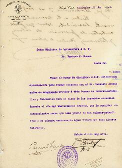 0197 - Contrato con el Dr. Torcuato Arzeno; Comisión de Fomento de Venado Tuerto