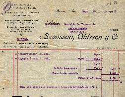 0117 - Resumen de cuenta; Svensson, Ohlsson y Cía.