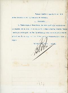 0158 - Pedido de traslado de poste telefónico; firma confusa