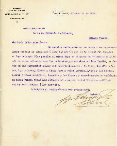 0074 - Información sobre el servicio; Werner y Cía.
