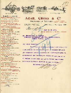 0197 - Envío de Catálogo, Agar, Cross & Cía., Buenos Aires