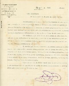 0091 - Ofrecimiento de productos y servicio; Ángel Guzmán, Villa Guzmán, establecimiento de arboricultura y anexos.