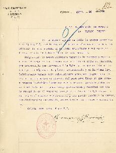 0189 - Autorización rifa; Vice Párroco de Carmen, Emigdio Segarra