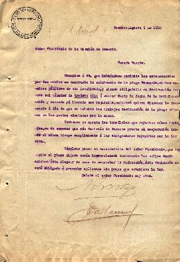0199 - Plaga vizcacha; Dirección General de Agricultura y Defensa Agrícola de Rosario