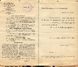 0093 - Folleto para suscripción; "La Electricidad" Revista electrotécnica ilustrada