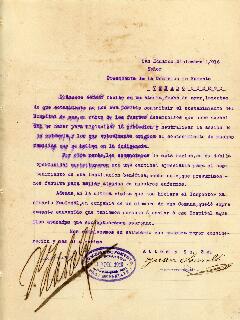 0012 - Respuesta a pedido de colaboración para Hospital local; Comisión de Fomento de San Eduardo