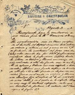 0124 - Presupuesto solicitado; Lagioia & Garavaglia