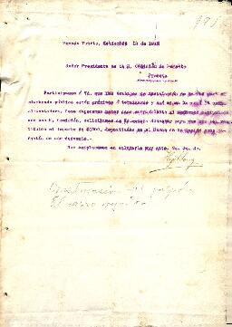 0195 - Pedido de restitución de garantía por haber cumplido; H. y A. Long