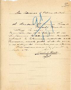 0098 - Agradecimiento; Luis Fuster, San Eduardo
