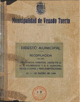 Ordenanzas 10 a 54 (En Digesto Municipal)
