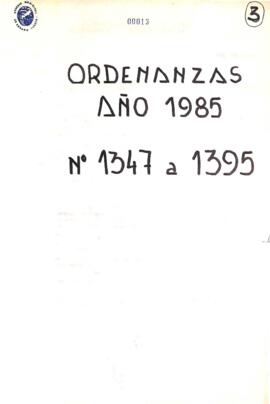 Ordenanzas 1347 a 1395