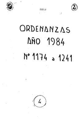 Ordenanzas 1174 a 1241